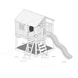 Голяма Детска Къща Ginger Home с Пясъчник и Пързалка, за Игра на Открито в Двора и Градината, Дървена, 258х271.5х291 см.