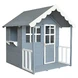 Дървена Детска Къща Ginger Home, 139x143.5x149 см, за Игри на Открито в Двора и Градината