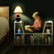 3 в 1 Детска Етажерка, Библиотека и Пейка, 6 Отделения за Съхранение на Играчки и Книжки, Ginger Home, Подарък за 3+ години