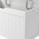 Детска Ракла за Играчки и Пейка 2 в 1 Ginger Home Дървена JWTR-3086 WHITE