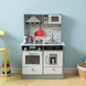 Детска Дървена Кухня Ginger Home със Звук, Светлина, Бяла W10C493J