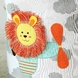 Кош за Играчки, Дрехи, Пране, Сгъваем, с Удобни Дръжки, за Детска стая, Спалня, Дневна - Лъвче, Ginger Home