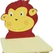 Детски комплект дървена маса с 2 стола за момчета и момичета - ЖИВОТНИ, Ginger Home