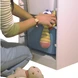 Детски Шкаф GINGER HOME, Етажерка за Играчки с 4 Кутии за Съхранение, Бял