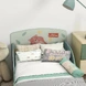 Детско Легло GINGER HOME, Защита от Падане, Дървено, Подматрачна Рамка 70х140 см, FOREST