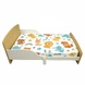 Детско Дървено Легло със Защита и Подматрачна Рамка 140/70 см – GINGER HOME