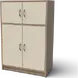 ШКАФ С 4 ВРАТИ 80Х40 Н=118СМ