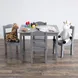 Детска Маса с 4 Столчета GINGER HOME – Дървена Детска Маса за Игра и Учене