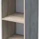 ШКАФ УНИ 40X50 Н=80СМ ОТВОРЕН С РАФТ С КРАКА
