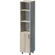 ШКАФ УНИ 40X42 Н=190СМ С ВРАТА И РАФТОВЕ С КРАКА