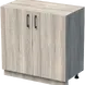 ШКАФ УНИ 80X42 Н=80СМ С 2 ВРАТИ