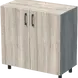 ШКАФ УНИ 80X52 Н=80СМ С 2 ВРАТИ