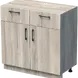 ШКАФ УНИ 80X42 Н=80СМ С 2 ВРАТИ И 2 ЧЕКМЕДЖЕTA 
