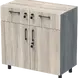 ШКАФ УНИ 80X52 Н=80СМ С 2 ВРАТИ И 2 ЧЕКМЕДЖЕTA