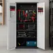 ШКАФ CR-1226 L SAND - ЧЕРЕН-СРЕБЪРЕН