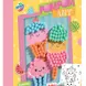 Moxy Творчески комплект с помпони Котки, в рамка