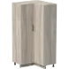 ШКАФ ЪГЛОВ УНИ 80X80 Н=160СМ С ВРАТИ С КРАКА