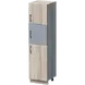 ШКАФ АРШ 40X42 Н=160СМ С 3 ВРАТИ, ДЕСЕН