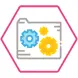 STEM Стикер, Математика и информатика - Информатика, комплект E2, 50 cm, стикер 8