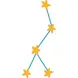 STEM Стикер, Природни науки - Физика, комплект G1, 50 cm, стикер 9