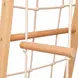 Детска Дървена Катерушка GINGER HOME, Пързалка, Стълби и Стена за Катерене, 119.5x109.5x119.5 см