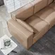 Табуретка RFG Kiano, квадратна, екокожа, 750 х 880 х 420 mm, кафява