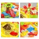 Сензорна маса за пясък и вода 2в1 със столче Jolly – детска водна маса с аксесоари