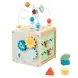 Дървен дидактически куб Вълшебна гора – Lelin Toys