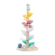 Дървено музикално дърво с топчета New Classic Toys – писта за фина моторика и координация