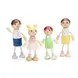 Дървено семейство за къща за кукли – New Classic Toys дървени кукли за ролеви игри