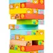Дървена игра Дженга с животни и карти New Classic Toys – семейна игра за сръчност, логика и баланс