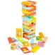 Дървена игра Дженга с животни и карти New Classic Toys – семейна игра за сръчност, логика и баланс