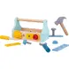 Дървена кутия с инструменти Tooky Toy – преносим комплект за ролеви игри и фина моторика