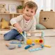 Дървена кутия с инструменти Tooky Toy – преносим комплект за ролеви игри и фина моторика