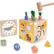 Монтесори дървен куб с активности 5в1 Фермата Tooky Toy – дидактическо кубче за игра и развитие