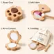 Детски Дървен Козметичен Комплект GINGER HOME, Гримове за Ролева Игра, Чантичка, Монтесори