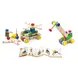Детски конструктор с гайки 53 части Viga Toys – дървен конструктор с болтове и модели