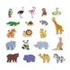 Комплект магнити с фигурки Диви животни 20 части Viga Toys – магнитна игра с животни за деца