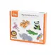 Комплект магнити с фигурки Диви животни 20 части Viga Toys – магнитна игра с животни за деца