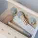Детска Дървена Кутия с Инструменти GINGER HOME, Мини Работилница с 22 Части, Синя, 22x13x14 см