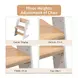 Детско Бюро със Столче GINGER HOME, Комплект за Рисуване, Учене и Игри с Чекмедже, Регулируема Височина, MDF и Борова Дървесина