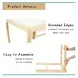 Детска Дървена Масичка за Активна Игра с 2 Столчета GINGER HOME 5 в 1, Дъска за Рисуване, Ролка Хартия и Кутии за Съхранение, 73x50x53.6 см